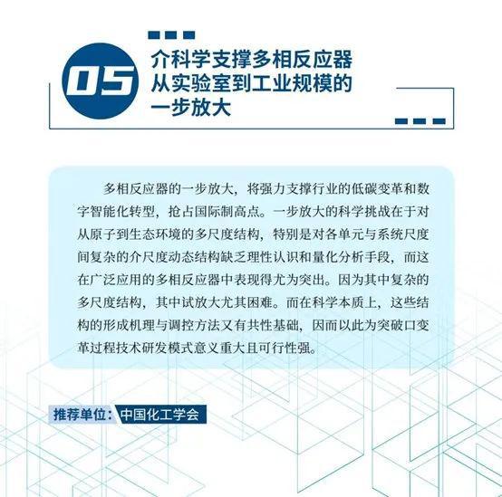 中国化工学会推荐3项问题难题入选中国科协2024重大科学问题、工程技术难题(图2) 中国化工学会推荐3项问题难题入选中国科协2024重大科学问题、工程技术难题(图2)