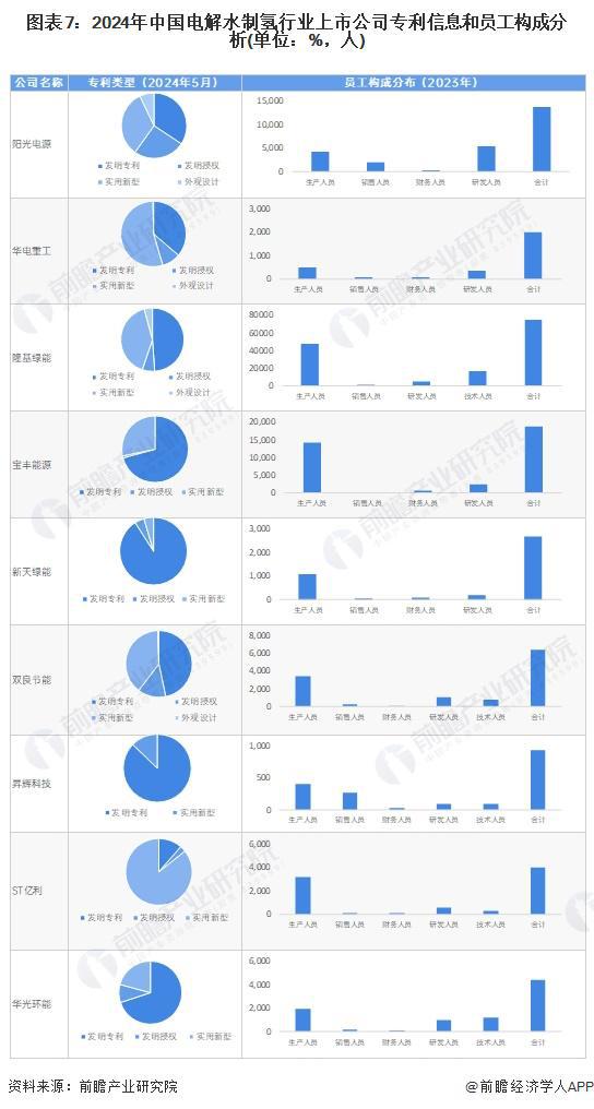 【最全】2024年中国电解水制氢行业上市公司全方位对比(附业务布局汇总、业务规划等)(图3)