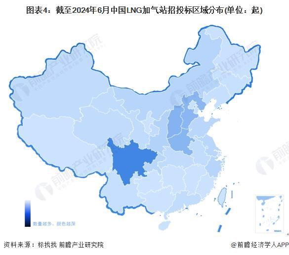 2024年中国LNG加气站行业区域分布情况分析 LNG加气站主要建设在北方省份【组图】(图4)